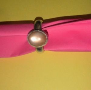 Peach Moonstone Ring